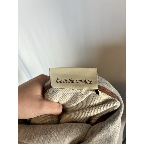 Wanakome Artemis Cowl Neck Hooded Sweatshirt Womens Sm Blue Colorblock Casual - Picture 4 of 7